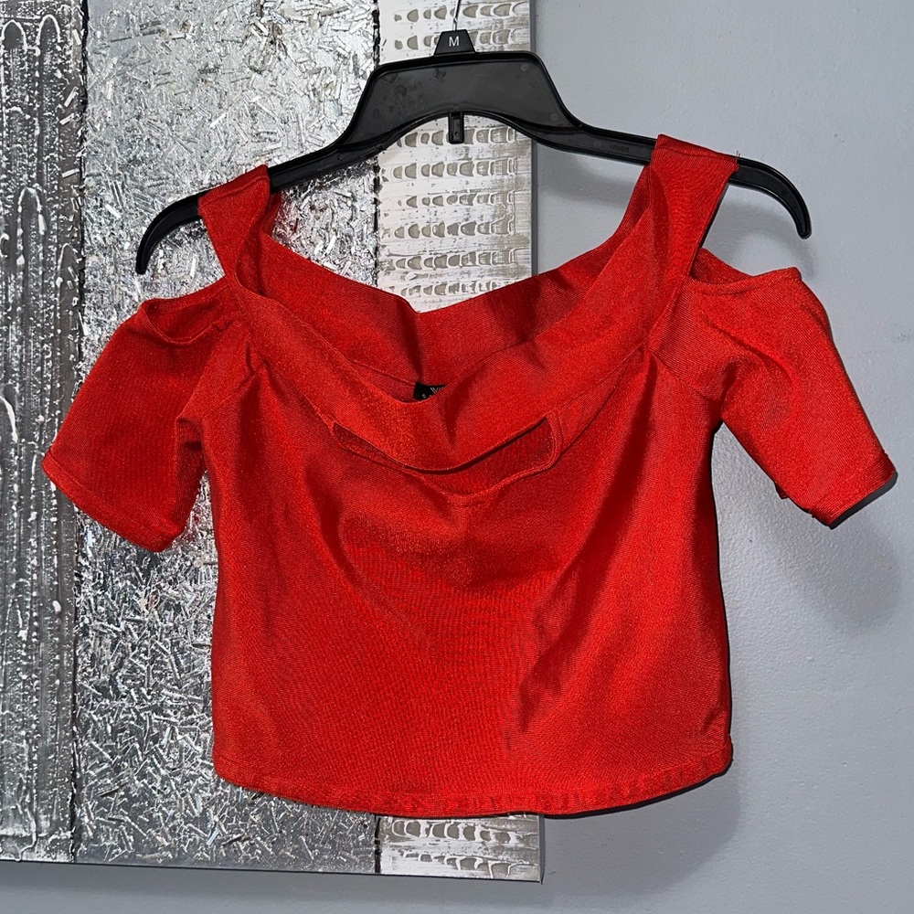 Cutout bandage blouse